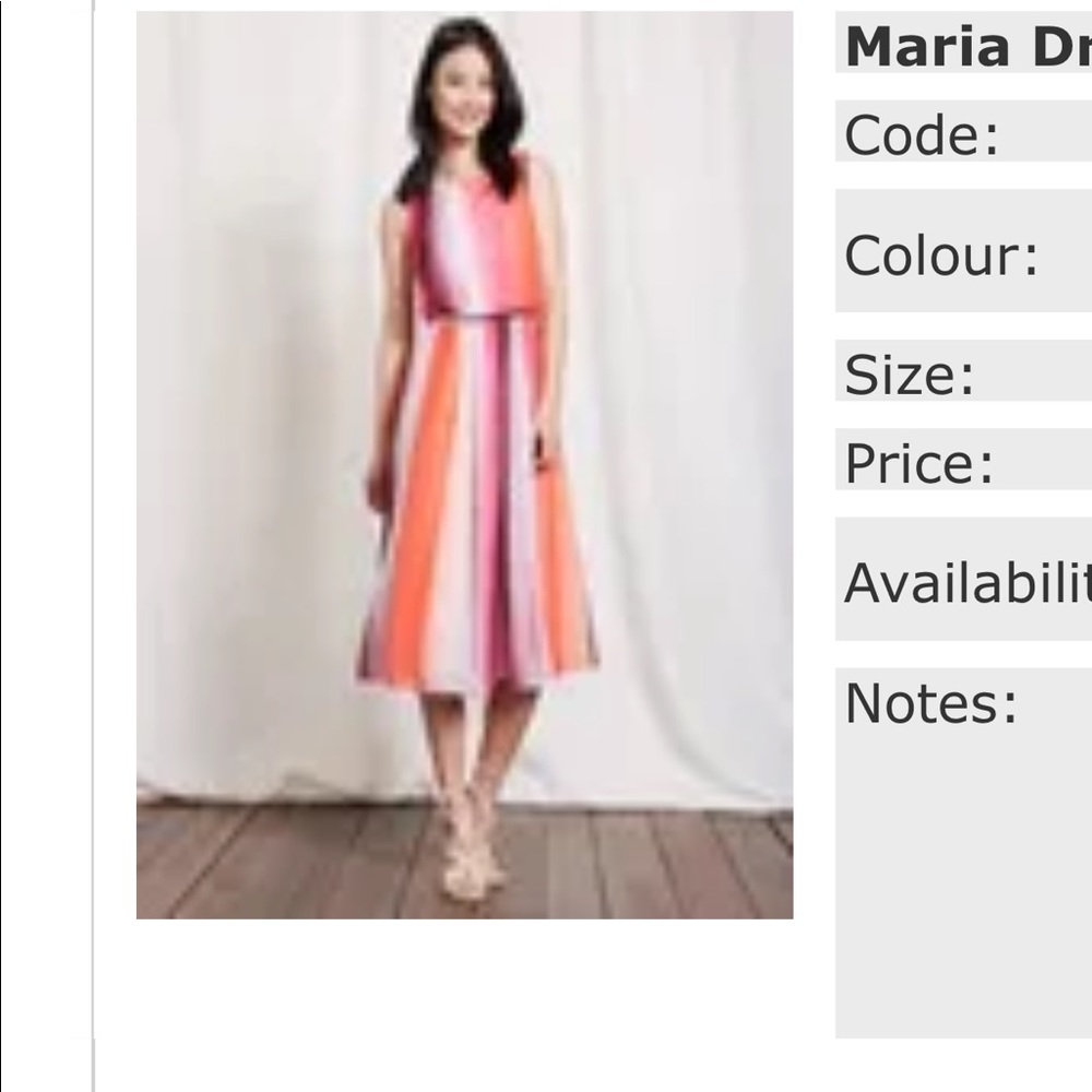 Boden ombré dress NWT wedding party